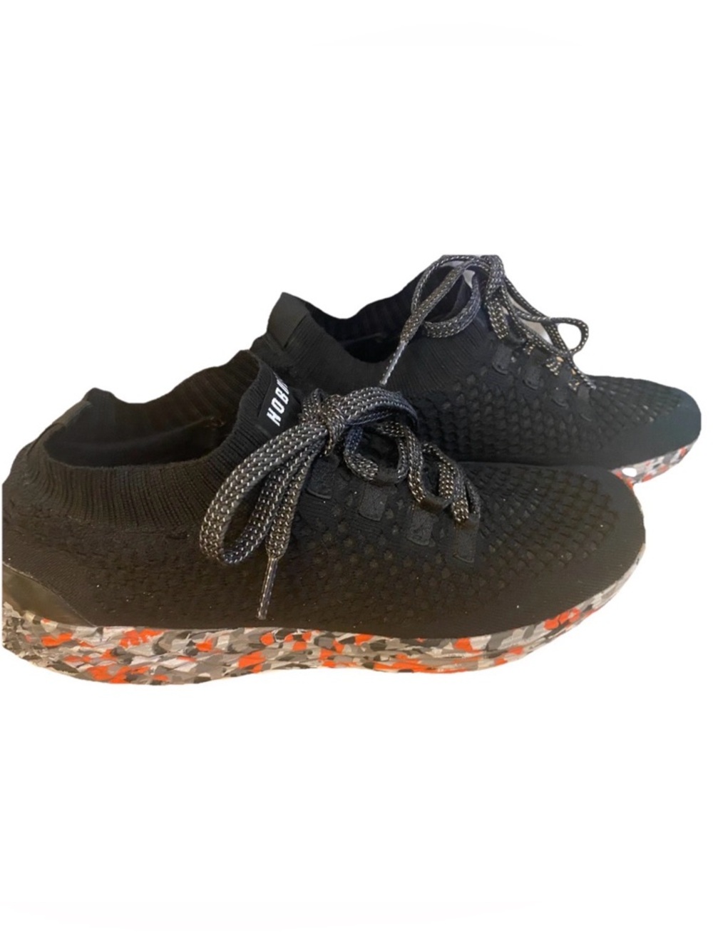 NOBULL Black Athletic Slip-On with White Logo Print